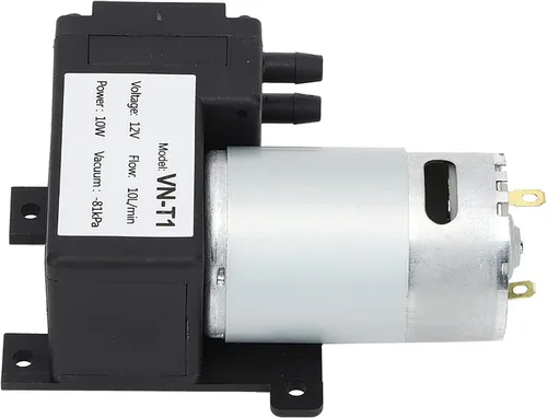 Vista 4 de Bomba de vacío miniatura de 10L/min DC -81kpa Bomba de presión negativa (DC12V)