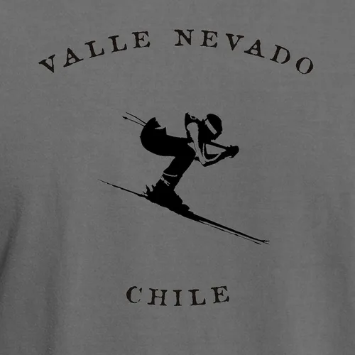 Vista 3 de CafePress Valle Nevado Chile Ski T Shirt Mens Comfort Colors Shirt