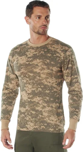 Vista 6 de Rothco Mens Long Sleeve Color Camo T-Shirt