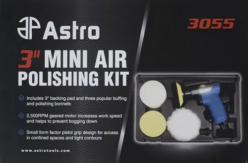 Vista 2 de Astro 3055 - Mini kit de pulido de aire (3 pulgadas)