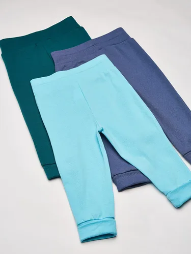 Vista 5 de Hanes Pants, Flexy Soft Knit Pull-on Sweatpants, Stretch Joggers for Babies & Toddlers, 3-Pack