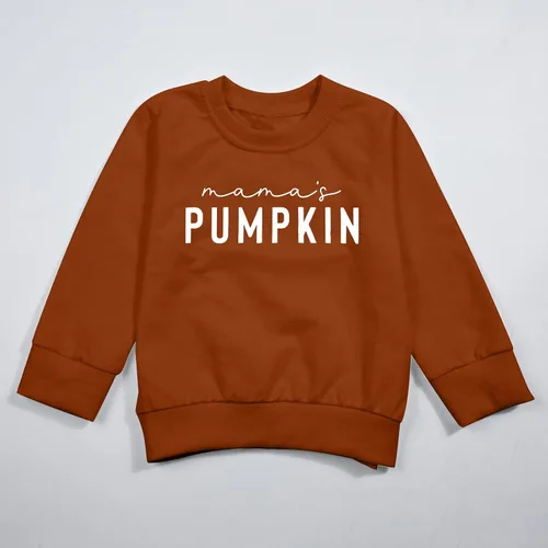 Vista 5 de ASTANFY Mommy And Me - Sudadera a juego para mamá y niña, trajes de otoño para fotos familiares, sudadera de calabaza