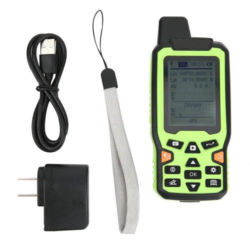 Vista 2 de EM90 Mini portátil de alta precisión de mano medidor de área terrestre instrumento de medición de encuesta terrestre enchufe 100-240V