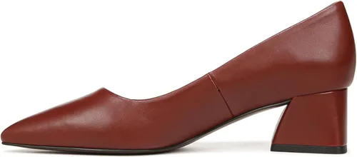 Vista 18 de Franco Sarto Women's Racer Pointed Toe Block Heel Pumps Zapatilla Ballet Rosa Claro Gamuza