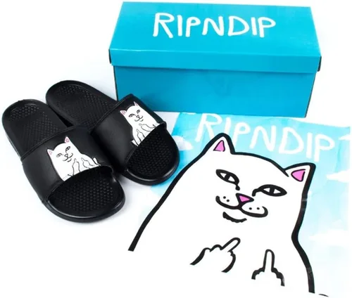 Vista 4 de RIPNDIP Lord Nermal Slides (negro), Negro
