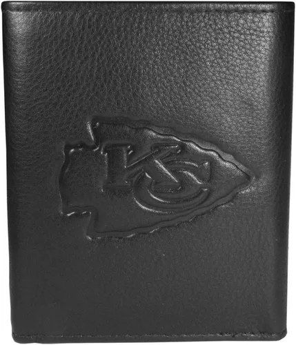 Vista 10 de Siskiyou Sports NFL unisex Embossed Leather Tri-fold Wallet