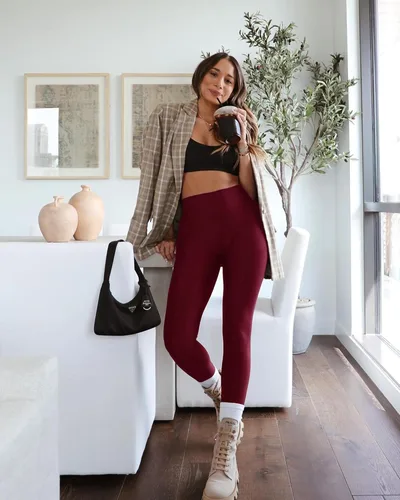 Vista 35 de NexiEpoch - Paquete de 4 leggings suaves para mujer, con bolsillos, control de abdomen y cintura alta, pantalones capri para yoga y ejercicio
