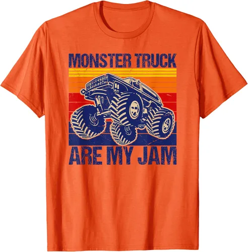 Vista 32 de Monster Truck Are My Jam For Monster Truck Lovers - Camiseta para hombres y niños, Blanco