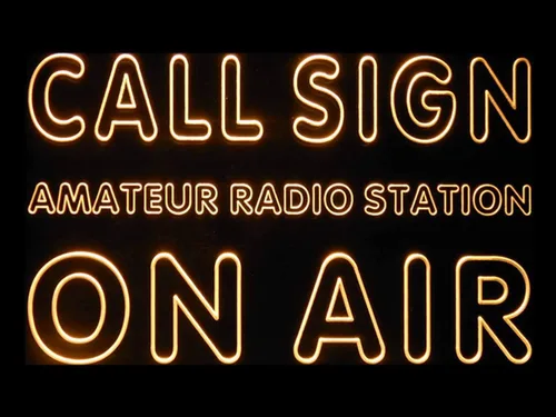 Vista 13 de ADVPRO wa-tm señal de llamada personalizada en la estación de radio aficionado del aire Led señal de neón