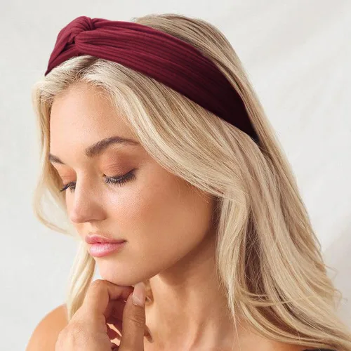 Vista 5 de DRESHOW - Paquete de 10 diademas para mujer con diseño entrecruzado vintage, estilo bohemio, trenzadas, elásticas, accesorios para el cabello