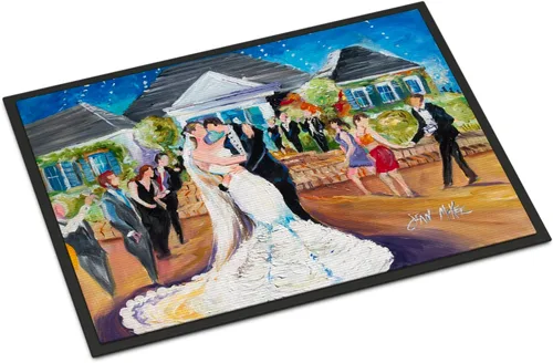 Vista 41 de Caroline's Treasures JMK1017JMAT - Tapete de caza de rana garza azul, 24 x 36 pulgadas, tapete para puerta delantera, interior y exterior