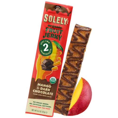 Vista 21 de Solely - Charqui de frutas orgánicas Un ingrediente Vegano Sin OGM Sin gluten Sin agregado de azúcar