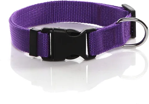 Vista 13 de SALO Collar de nailon para perro, collares ajustables para perros medianos y grandes, 1 pulgada de ancho
