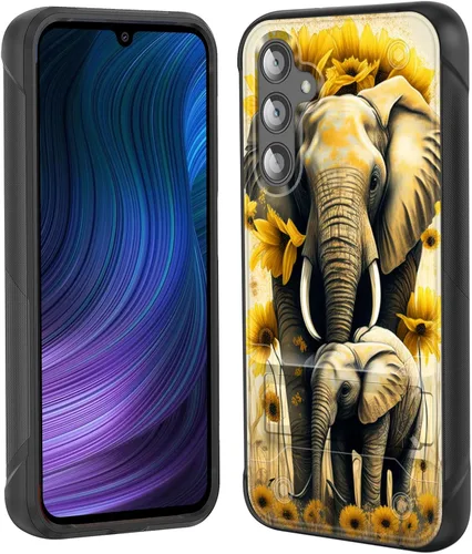Vista 20 de Funda para Galaxy S24 Plus con soporte, doble capa híbrida de policarbonato duro y silicona suave, resistente a prueba de golpes, funda protectora