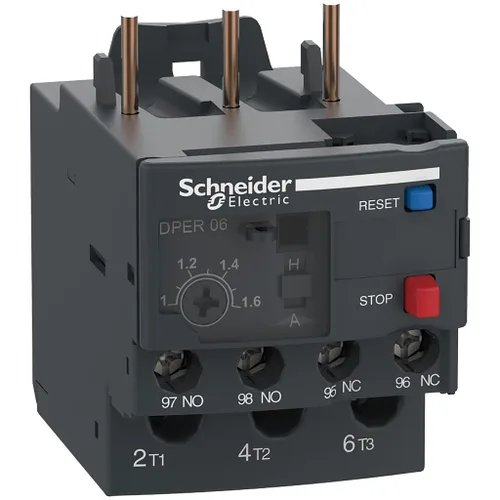 Vista 8 de Schneider Electric DPER32 Easy TeSys Relé de sobrecarga térmica con reinicio manual/automático, terminales de abrazadera de tornillo Se utiliza