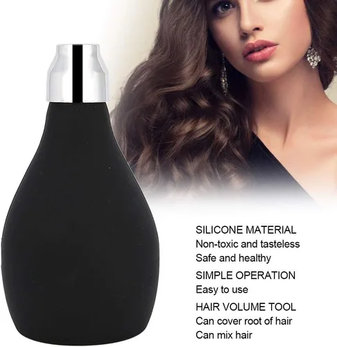 Vista 6 de Botella pulverizadora en polvo, Botellas de spray vacías, Soplador de polvo vacío, Bomba de pulverización de cabello en polvo Aplicador de fibra