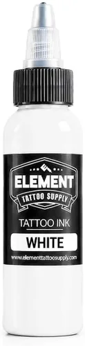 Vista 9 de Fuente del tatuaje del elemento tinta blanca del tatuaje de 4 onzas para el Blanco