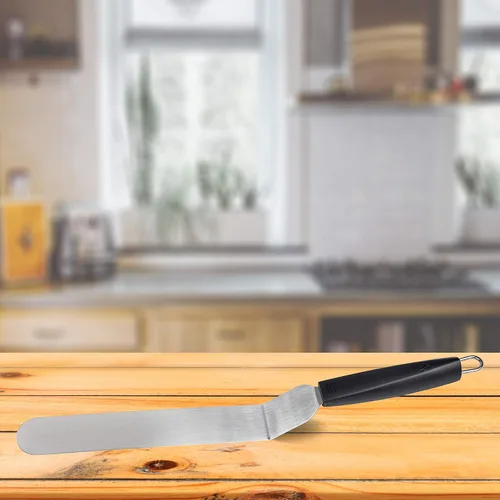 Vista 4 de Lurch Alemania Tango Icing Espátula Paleta Cuchillo 14.5 Pulgadas - Negro
