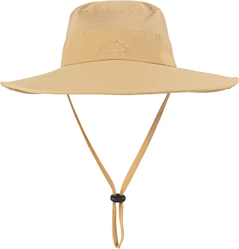 Vista 10 de ZOORON Sombreros de sol para hombres y mujeres UPF 50+, sombrero de pescador, protección UV, sombrero Boonie para pesca, senderismo, jardín, safari