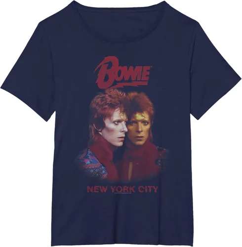 Vista 10 de David Bowie - Camiseta New York City Tour, Negro