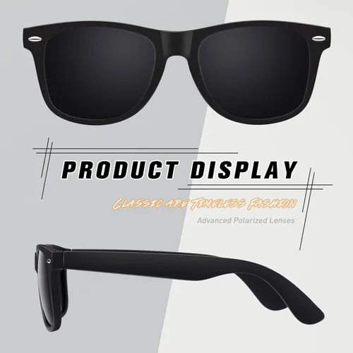 Vista 3 de CGID Retro Polarized Sunglasses for Men Women,Lightweight UV400 Protection Shades
