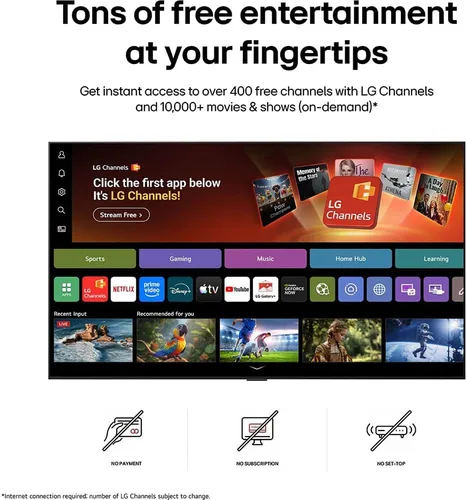 Vista 8 de LG 43" Class Nano 4K UHD NU70 AI Smart TV con HDR10 Pro y webOS