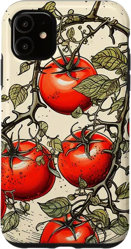 Vista 8 de Funda de jardinería de tomates vegetales y tomate para iPhone 17