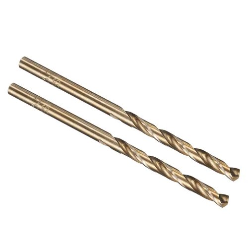 Vista 38 de PATIKIL Broca Jobber de 0.039 in, vástago recto M35 cobalto 5% acero de alta velocidad 135° acabado dorado para metal duro de acero inoxidable - 2