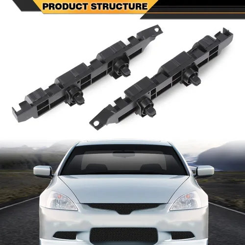 Vista 9 de CNNELL Juego de 2 soportes de parachoques delantero izquierdo y derecho compatibles con Honda Accord 2003-2007