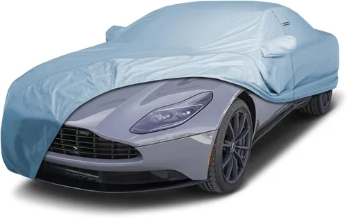 Vista 22 de iCarCover Funda de automóvil personalizada de alta calidad para Aston Martin V8 1972-1989, resistente, impermeable, para todo tipo de clima, lluvia