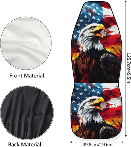 Vista 5 de ELEQIN - Fundas de asiento protectoras para automóvil, diseño tribal navajo, azteca, africano, para la mayoría de autos, sedán, SUV, camioneta