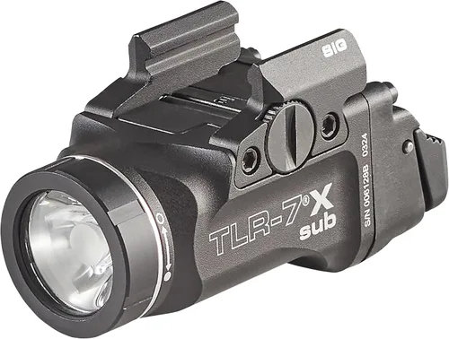 Vista 13 de Streamlight 69400 TLR-7 X sub 500-lúmenes Luz táctica para armas diseñada exclusivamente y únicamente para pistolas subcompactas con riel Glock 43X