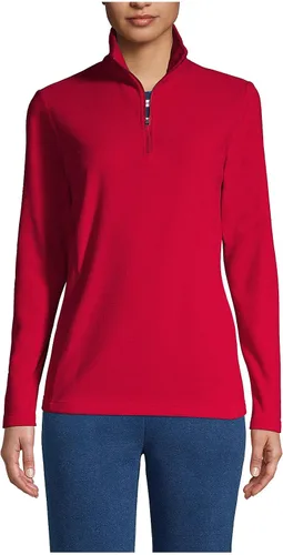 Vista 3 de Lands End Womens Quarter Zip Pullover