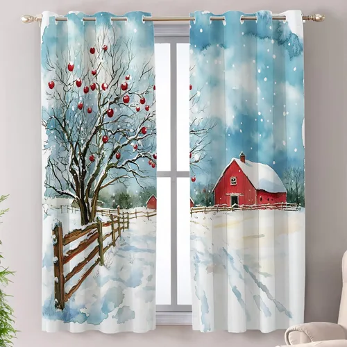 Vista 14 de Shrahala Cortinas de nivel de chakras con mandala beige para ventanas de cocina, paneles de cortina de ventana de mandala multicapa de poliéster