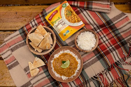 Vista 5 de Tasty Bite Lentejas Jodhpur orgánicas, 10 onzas, listas para comer, plato principal apto para microondas, veganas