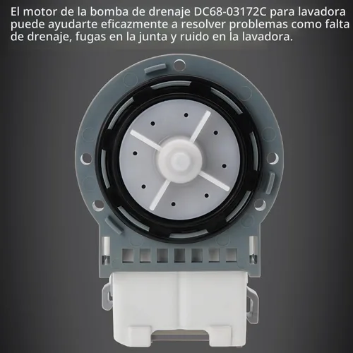 Vista 4 de DC68-03172B-03 DC68-03172C Motor de la bomba de drenaje de la lavadora para la lavadora SAMSUNG