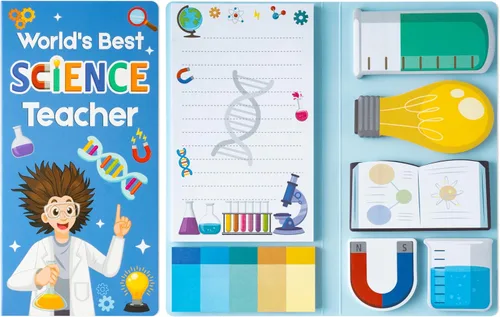 Vista 20 de B1ykin Juego de Notas Adhesivas Lindas - Bloc de Notas Autoadhesivas A+ Amazing Teacher, 550 Hojas de Páginas de Memo para Escritura, Bloc de Notas