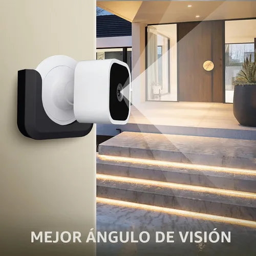 Vista 5 de Blink Mini Mount, Soporte de Pared de Adhesivo Fuerte y Duradero para Cámara Interior Blink Mini, Sin Taladro, Sin Tornillos, Decora sin Daños Negro