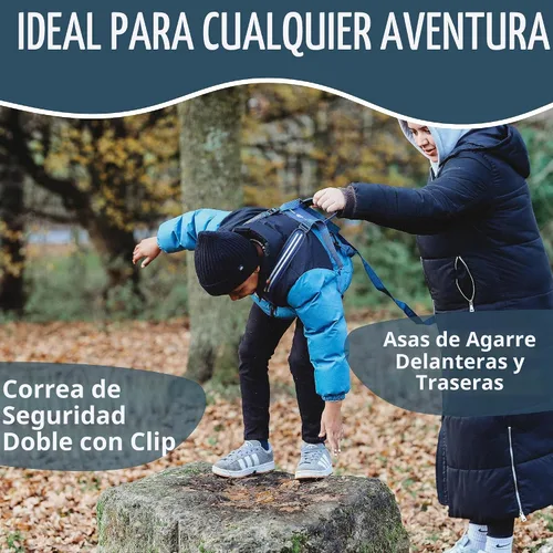 Vista 8 de Hobble De Hoo XL Autism Safety Harness for Kids & Teens 7+ Walking Safety Vest with Grab Handles & Reflective Strips