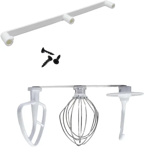 Vista 8 de Soporte organizador de mezclador de perfil delgado Compatible con todos los accesorios de mezclador de cocina Ahorro de espacio para gabinetes