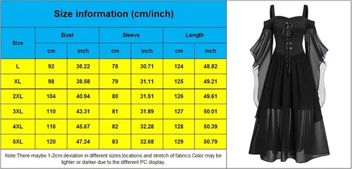 Vista 4 de Xiloccer Vestido de bruja para Halloween, cosplay, Halloween, talla grande, vestido de bruja, vestido de calavera, vestido gótico, vestido