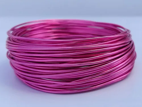 Vista 23 de Alambre de aluminio anodizado calibre 15 de 49 pies para hacer joyas y manualidades (0.059 in, negro, 41510)