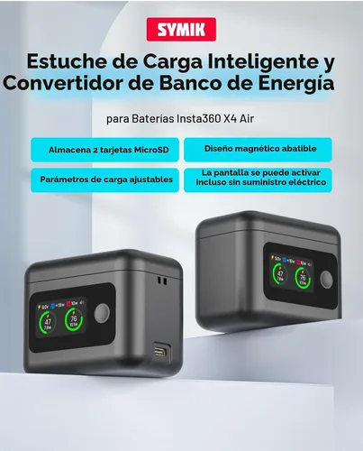 Vista 5 de YDW - Paquete de 2 baterías y cargador de 2050 mAh para Insta360 X4 Air