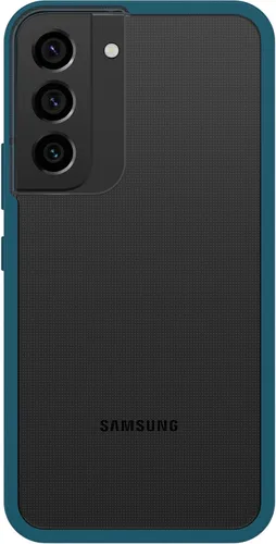 Vista 2 de OtterBox Funda para Galaxy S22 Prefix Series, cristal negro (negro/transparente), ultrafina, apta para bolsillo, bordes elevados que protegen