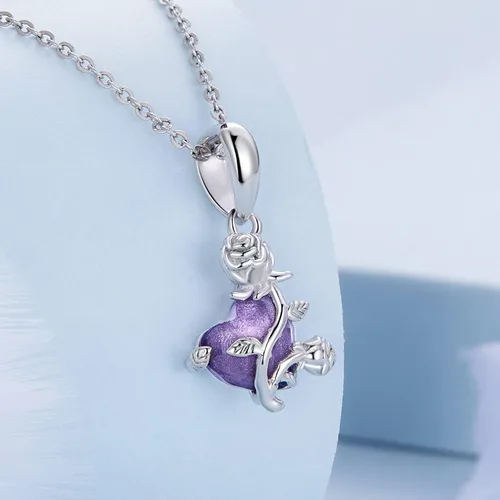 Vista 11 de Abalorios de plata de ley para pulseras, collares, familia para siempre, circonita cúbica, regalo de joyería para mujeres