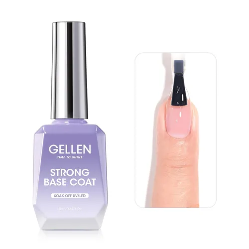 Vista 11 de GELLEN - Capa superior de gel cromado, para esmalte de gel en polvo de uñas, curado UV