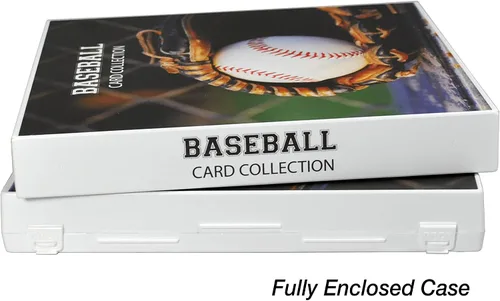 Vista 9 de UniKeep Carpeta de colección de tarjetas coleccionables con temática de béisbol con páginas de tarjetas intercambiables. La carpeta/estuche está