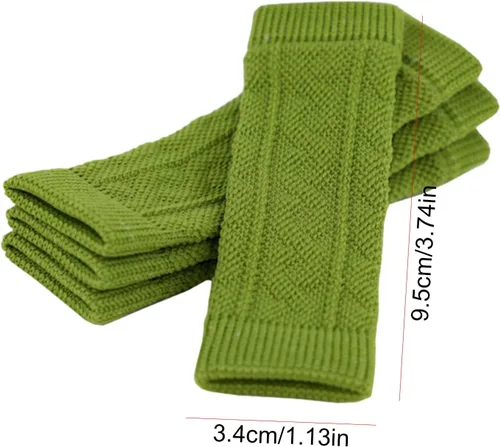 Vista 7 de difas Protector de codo de perro, 4 calcetines de punto para patas de perro, cubierta para heridas de perro con material respetuoso con la piel