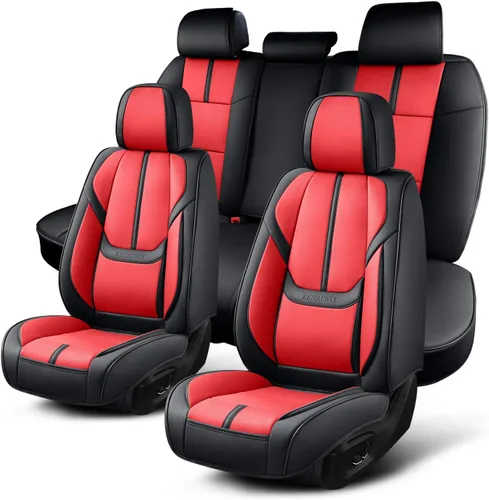 Vista 8 de Fundas de Asiento de Automóvil Accesorios Asiento Delantero Protector de Cojín de Cuero Transpirable Impermeable Funda de Asiento para Automóviles