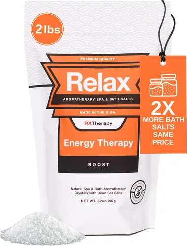 Vista 9 de Relax Spa & Bath, Epsom & Sales del Mar Muerto, sales de baño de aromaterapia para bañera de hidromasaje, baño o spa, infundidas con magnesio, 32